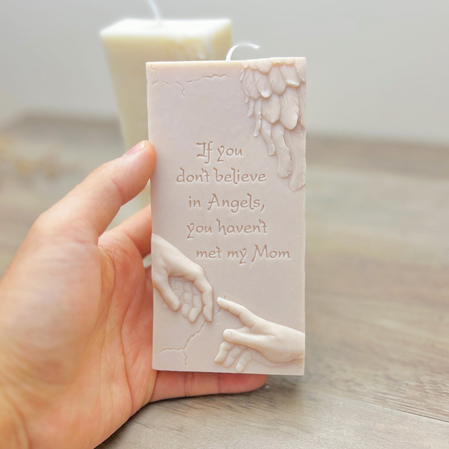 Gift Candle for Mum - Mother's Day Plaque Candle