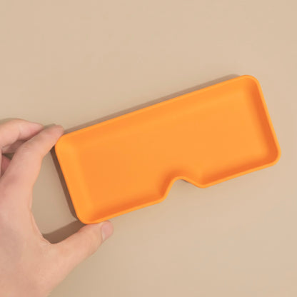 Handmade Orange Glasses Holder and Eyewear Tray