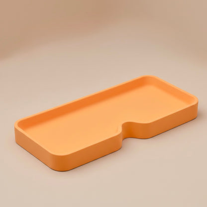Handmade Orange Glasses Holder and Eyewear Tray