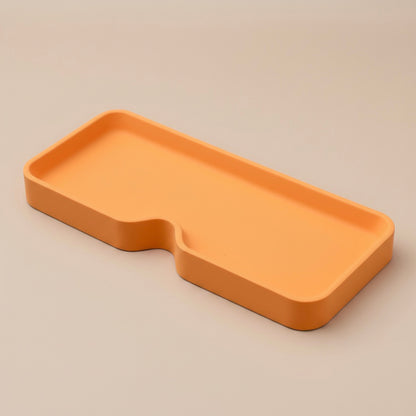 Handmade Orange Glasses Holder and Eyewear Tray