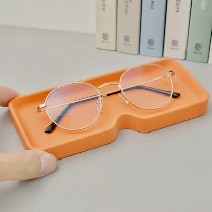 Handmade Orange Glasses Holder and Eyewear Tray