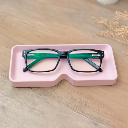 Pink Glasses Case, Sunglasses Holder and Eyewear Tray - Pink Glasses Tray