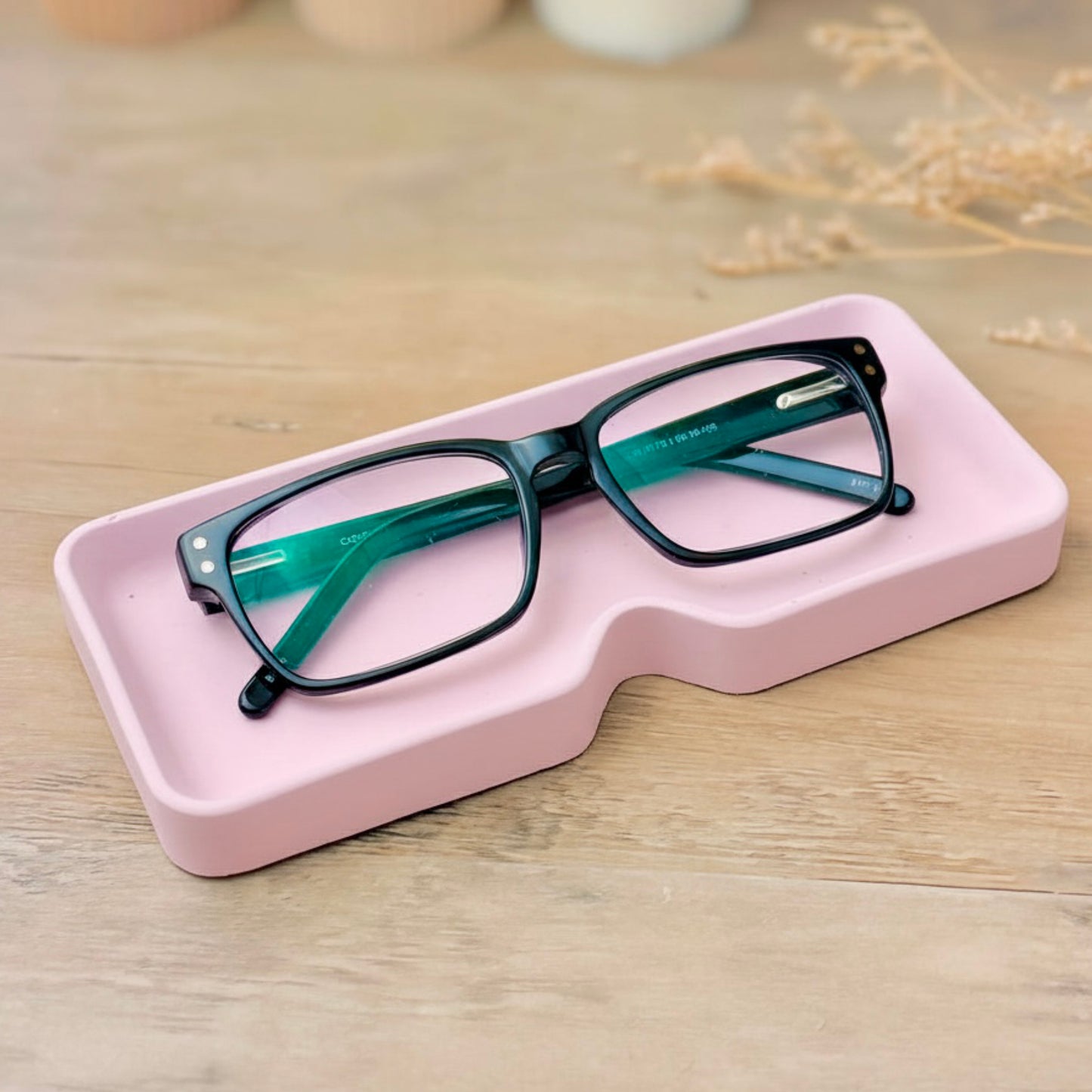 Pink Glasses Case, Sunglasses Holder and Eyewear Tray - Pink Glasses Tray