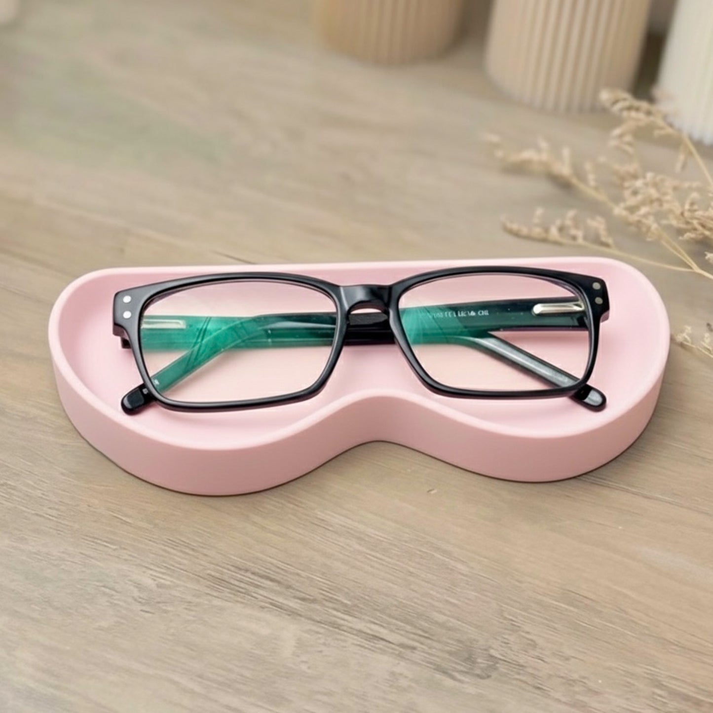 Handmade Pastel Pink Glasses Tray & Sunglasses Holder