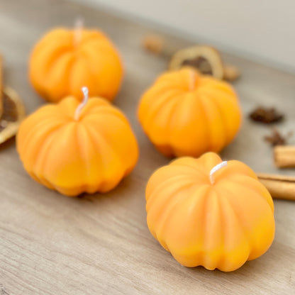 Pumpkin Spice Candles - Halloween Pumpkin Candle - Halloween Decorations