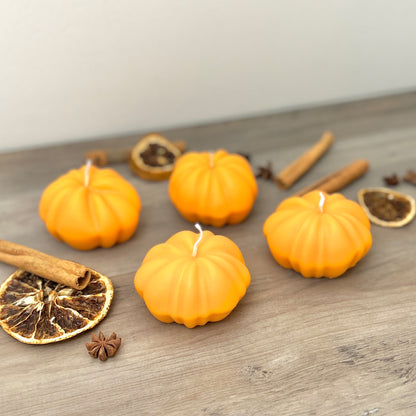 Pumpkin Spice Candles - Halloween Pumpkin Candle - Halloween Decorations