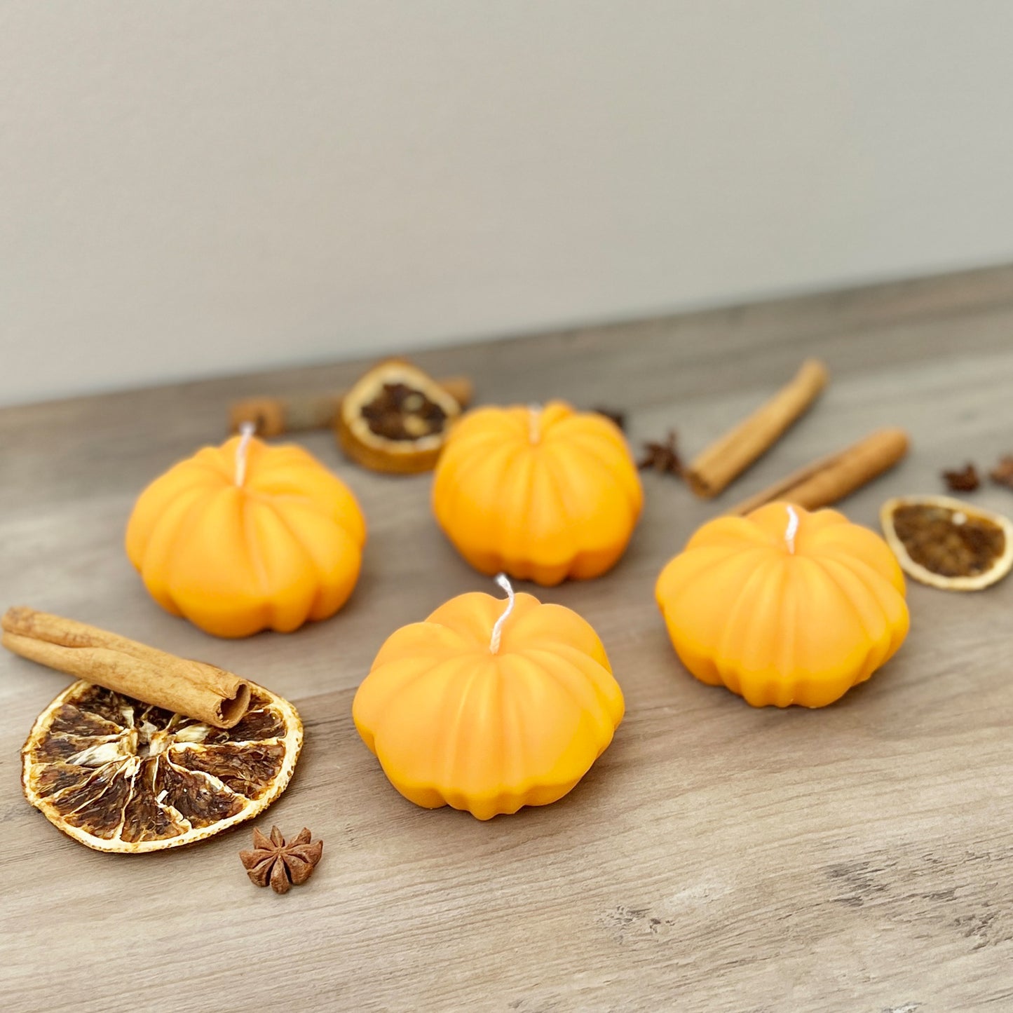 Pumpkin Spice Candles - Halloween Pumpkin Candle - Halloween Decorations