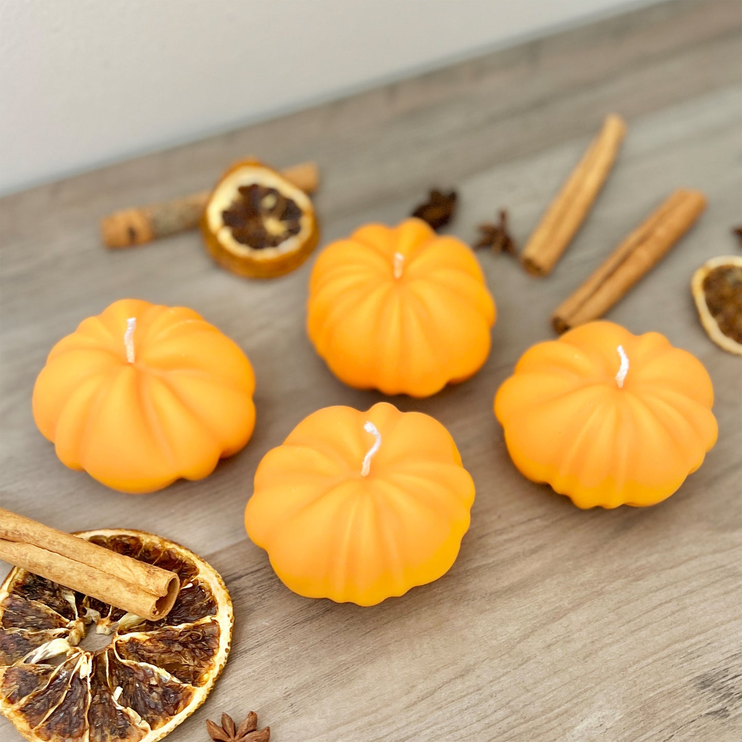 Pumpkin Spice Candles - Halloween Pumpkin Candle - Halloween Decorations