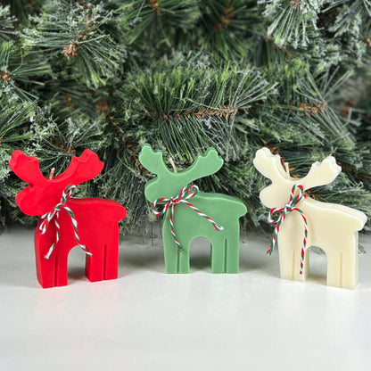 Christmas Reindeer Candle - Rudolph Christmas Candles - Xmas Decoration