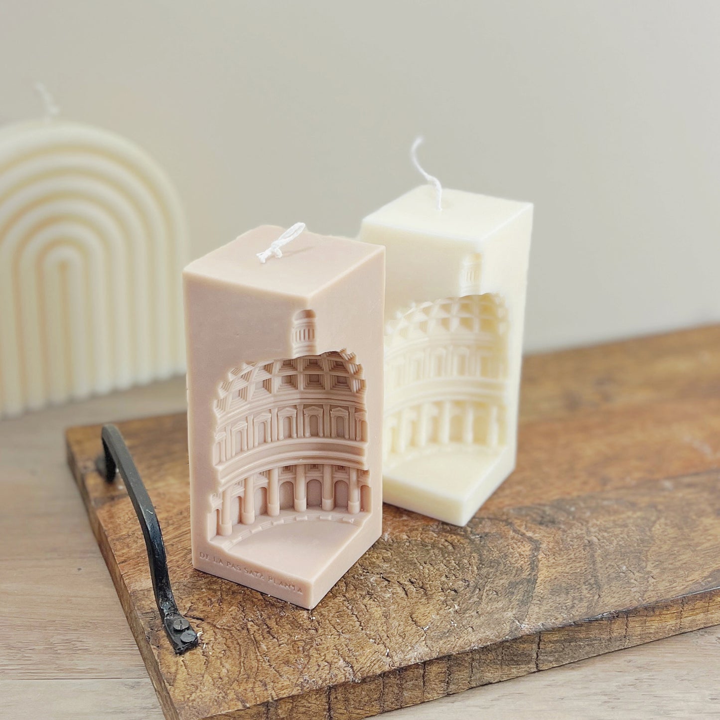 Aesthetic Candles - Roman Architectural Candle - Rome Pantheon Decor