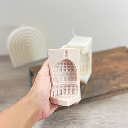 Aesthetic Candles - Roman Architectural Candle - Rome Pantheon Decor