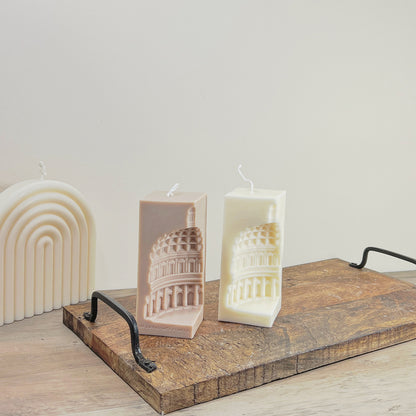 Aesthetic Candles - Roman Architectural Candle - Rome Pantheon Decor