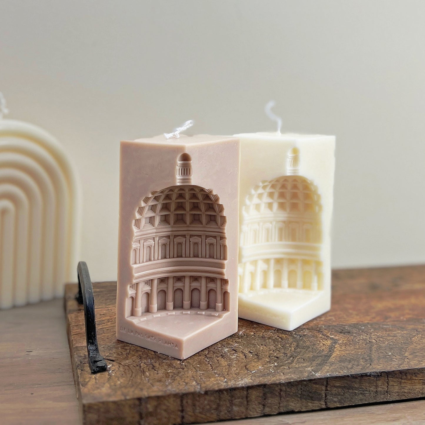 Aesthetic Candles - Roman Architectural Candle - Rome Pantheon Decor