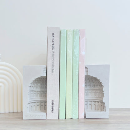 Concrete Book Ends - Roman Architecture Bookends - Decorative Book Organisers