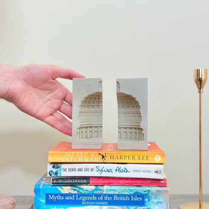 Concrete Book Ends - Roman Architecture Bookends - Decorative Book Organisers