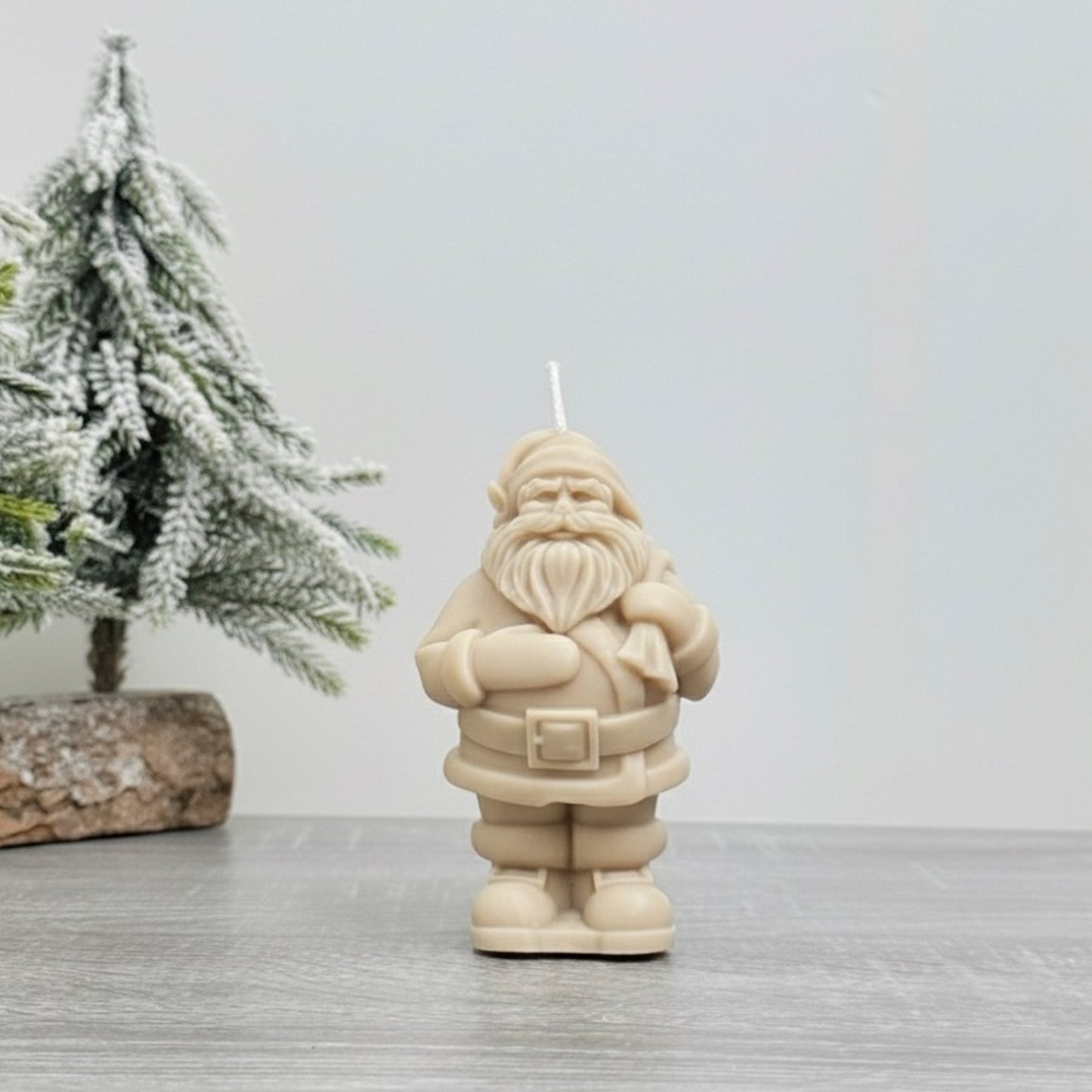 Santa Claus Festive Candle - Father Christmas Decoration