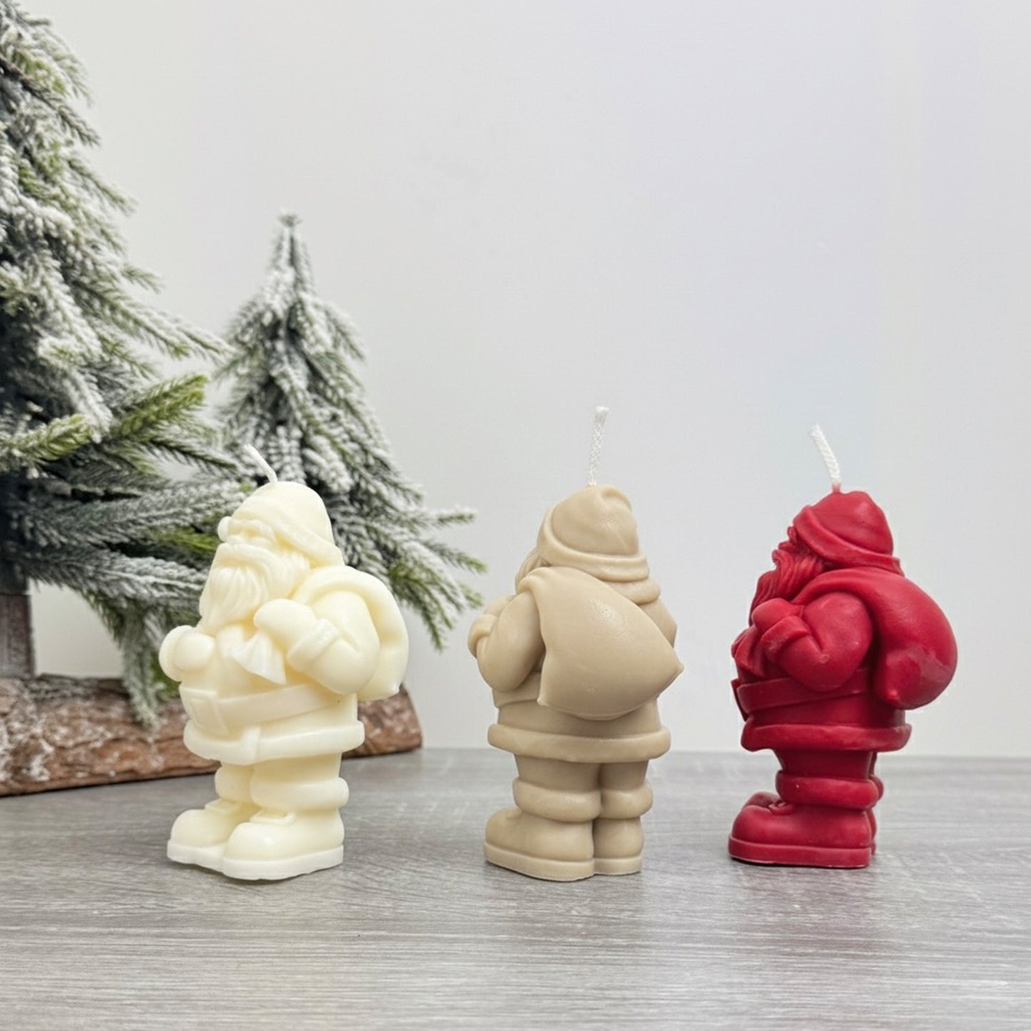 Santa Claus Festive Candle - Father Christmas Decoration