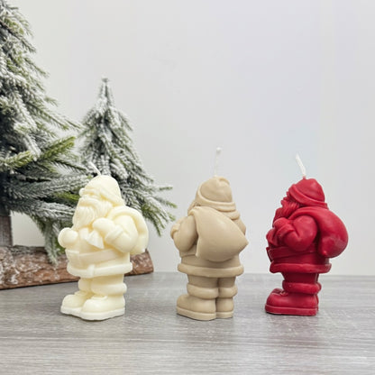 Santa Claus Festive Candle - Father Christmas Decoration
