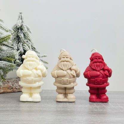 Santa Claus Festive Candle - Father Christmas Decoration