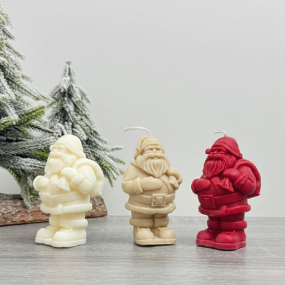 Santa Claus Festive Candle - Father Christmas Decoration