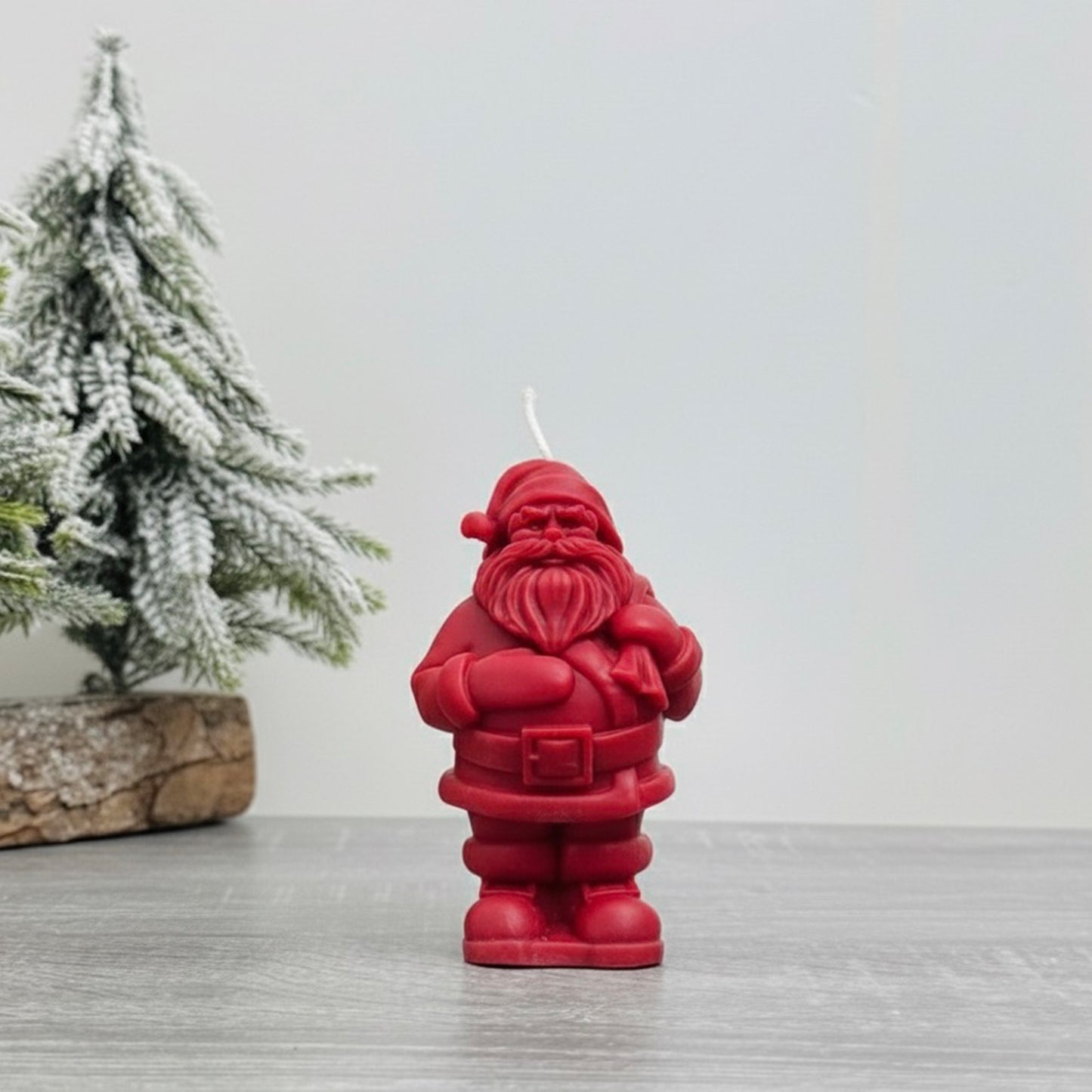 Santa Claus Festive Candle - Father Christmas Decoration