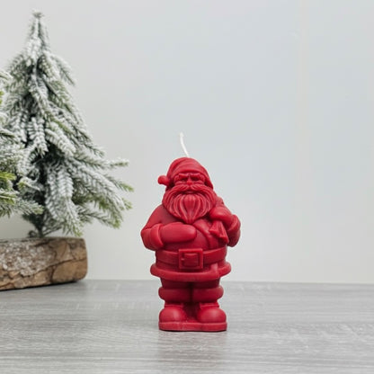 Santa Claus Festive Candle - Father Christmas Decoration