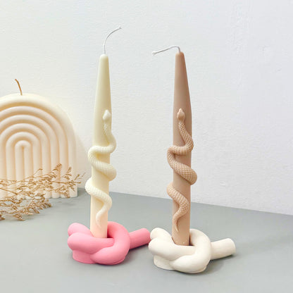 Snake Taper Candle – Halloween Candle - Halloween Decoration