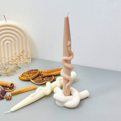 Snake Taper Candle – Halloween Candle - Halloween Decoration