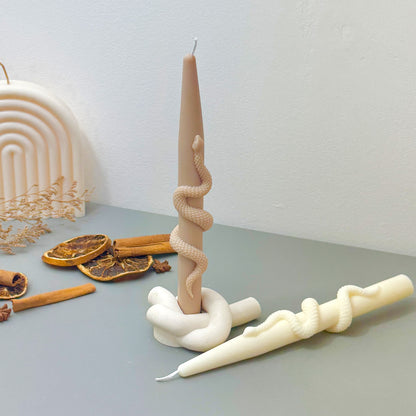 Snake Taper Candle – Halloween Candle - Halloween Decoration