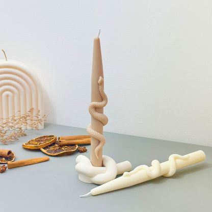 Snake Taper Candle – Halloween Candle - Halloween Decoration