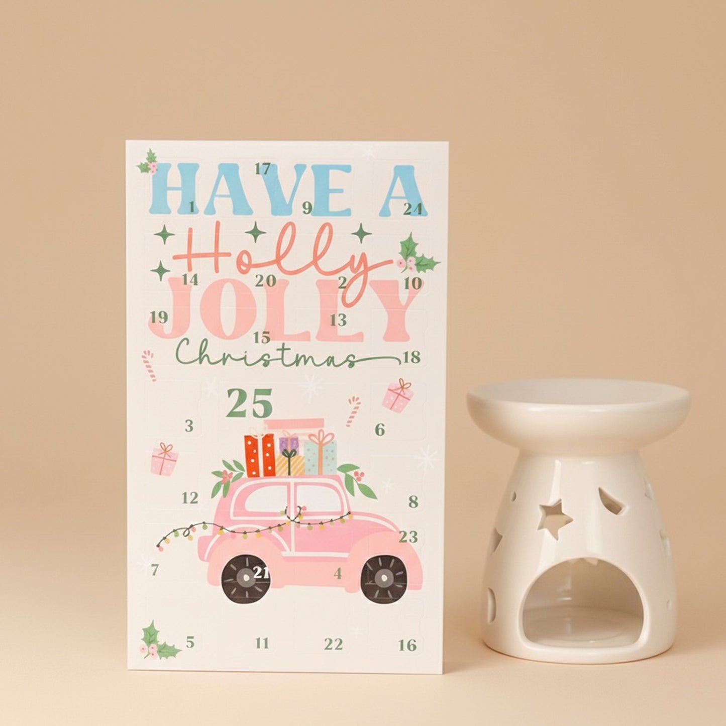 Soy Wax Melt Advent Calendar - Christmas Wax Melt Gift Set