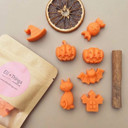 Apple & Cinnamon Halloween Wax Melts Set of 8
