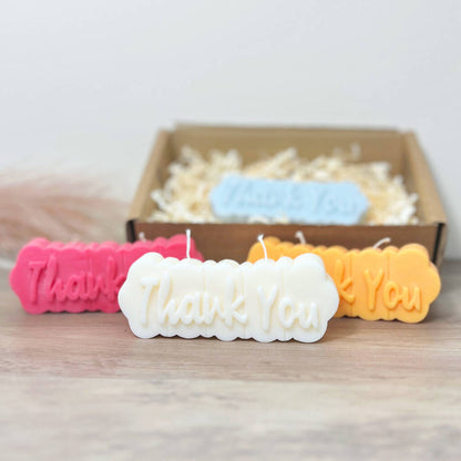 Thank You Gift Candle with Free Thank You Card - Soy Wax Candle Gift Set