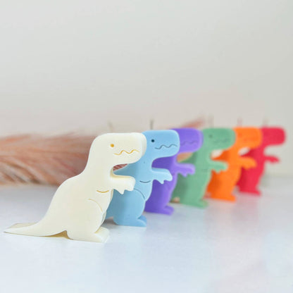 Dinosaur Candle Tyrannosaurus Gift - Trex Shape Candles - Birthday Cake Topper