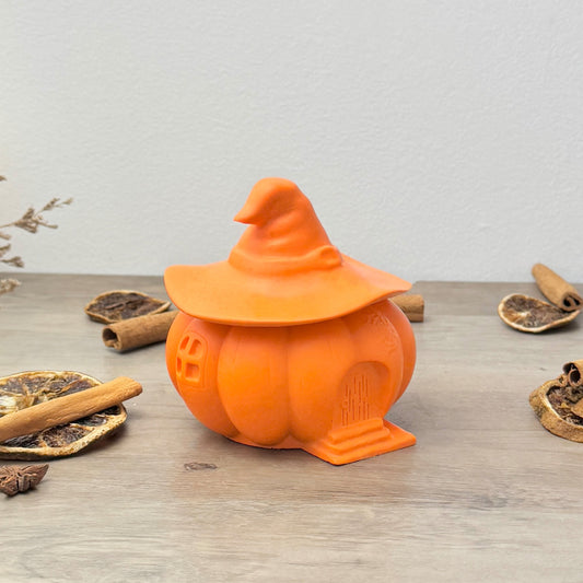 Halloween Pumpkin House Decorative Bowl - Halloween Decor - Halloween Gifts