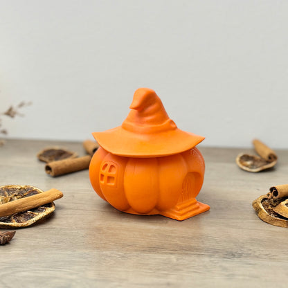 Halloween Pumpkin House Decorative Bowl - Halloween Decor - Halloween Gifts