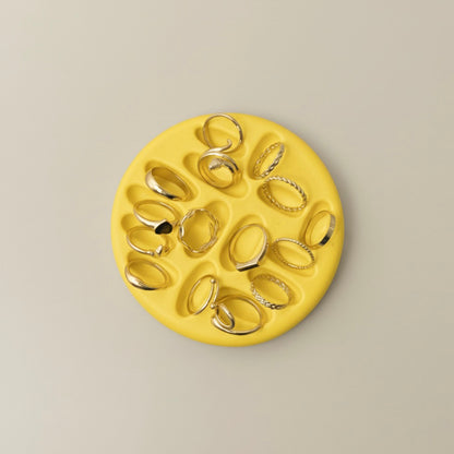 Yellow Ring Organiser and Ring Holder