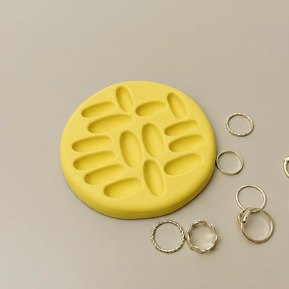 Yellow Ring Organiser and Ring Holder