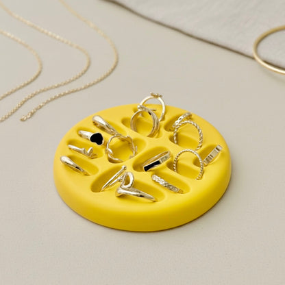 Yellow Ring Organiser and Ring Holder