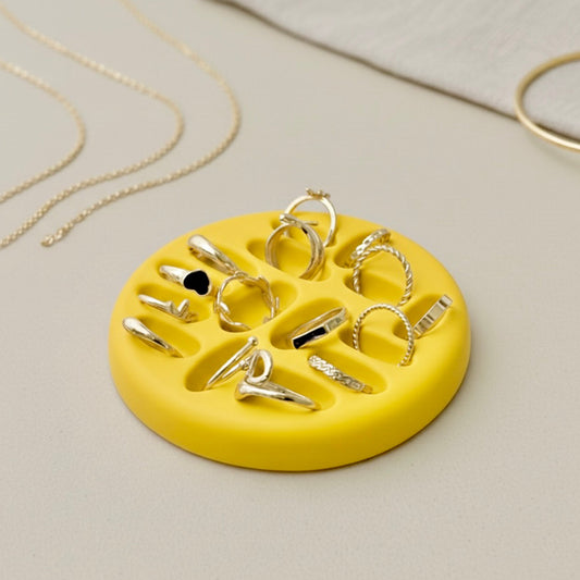 Yellow Ring Organiser and Ring Holder